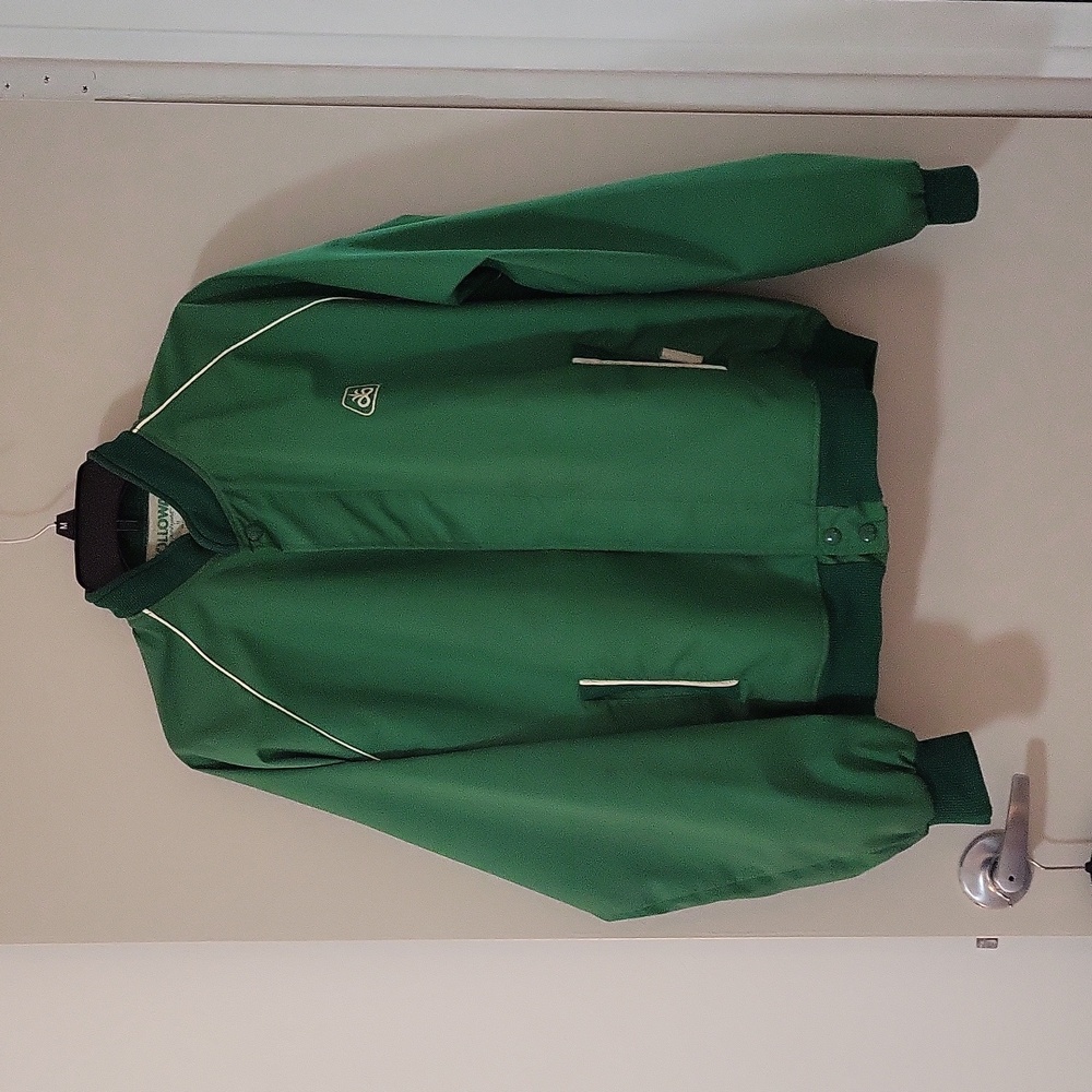 Vintage Green Bomber Jacket